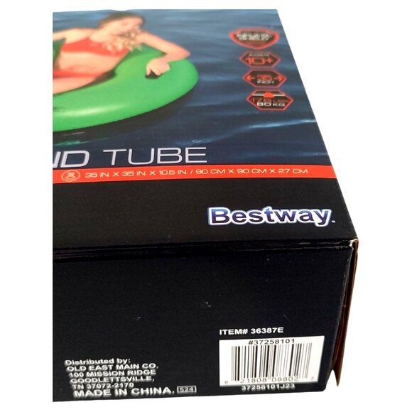 Hydro Force Bestway Weekend Swim Tube Inflatable Green 40" Diameter Aquatic Fun - Picture 4 of 9